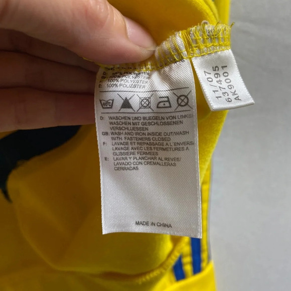 Adidas Brazil Track full zip jacket Sz  38/ M - Picture 10 of 12